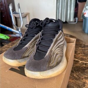 Yeezy Black and Tan Athletic Sneakers